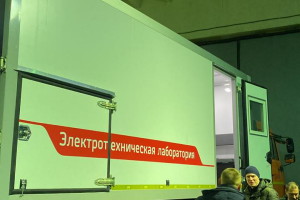Электротехническая лаборатория «ЛКП-10/35» в 3-фазном исполнении на базе шасси КАМАЗ
